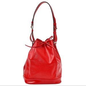 💎VINTAGE LOUIS VUITTON💎💯AUTHENTIC💯
Leather Bucket Bag